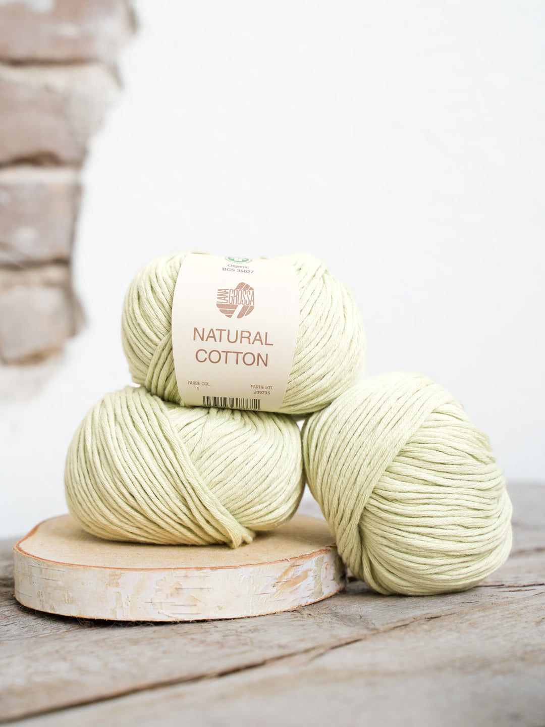 Natural Cotton 001 Blassgrün