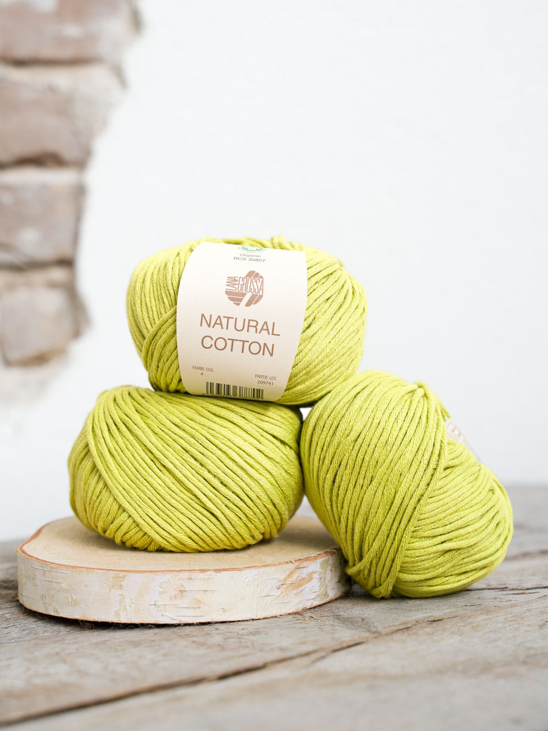 Natural Cotton 004 Frühlingsgrün