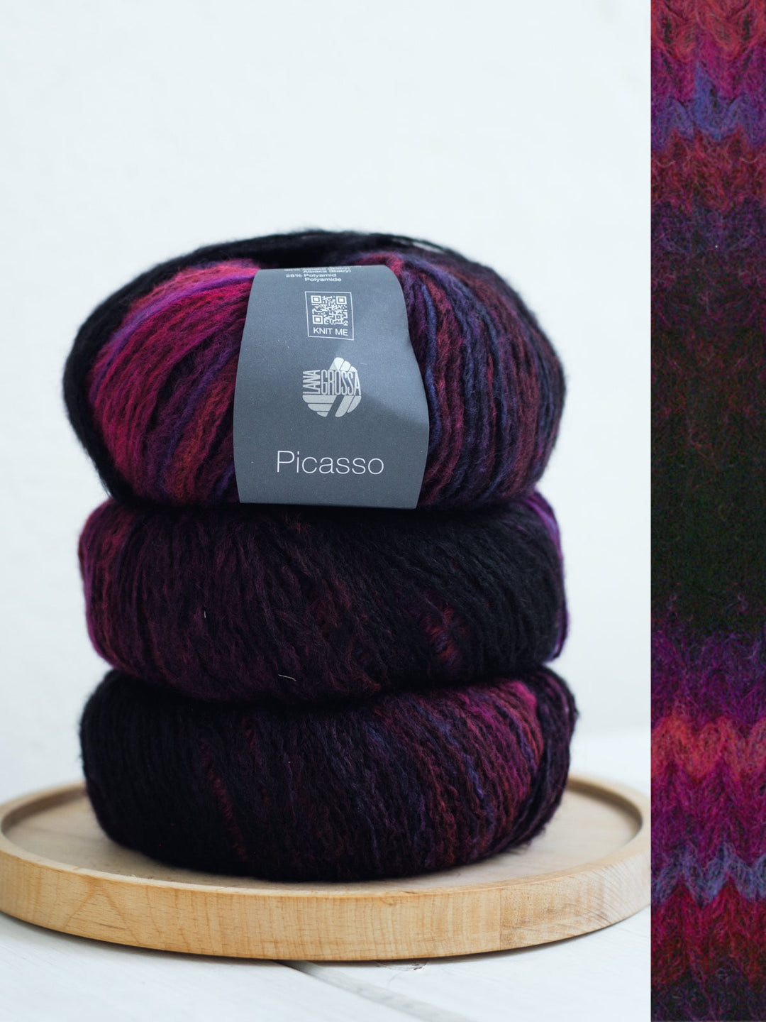 Picasso 007 Weinrot / Fuchsia / Blau- / Dunkelviolett / Schwarzrot / Himbeer