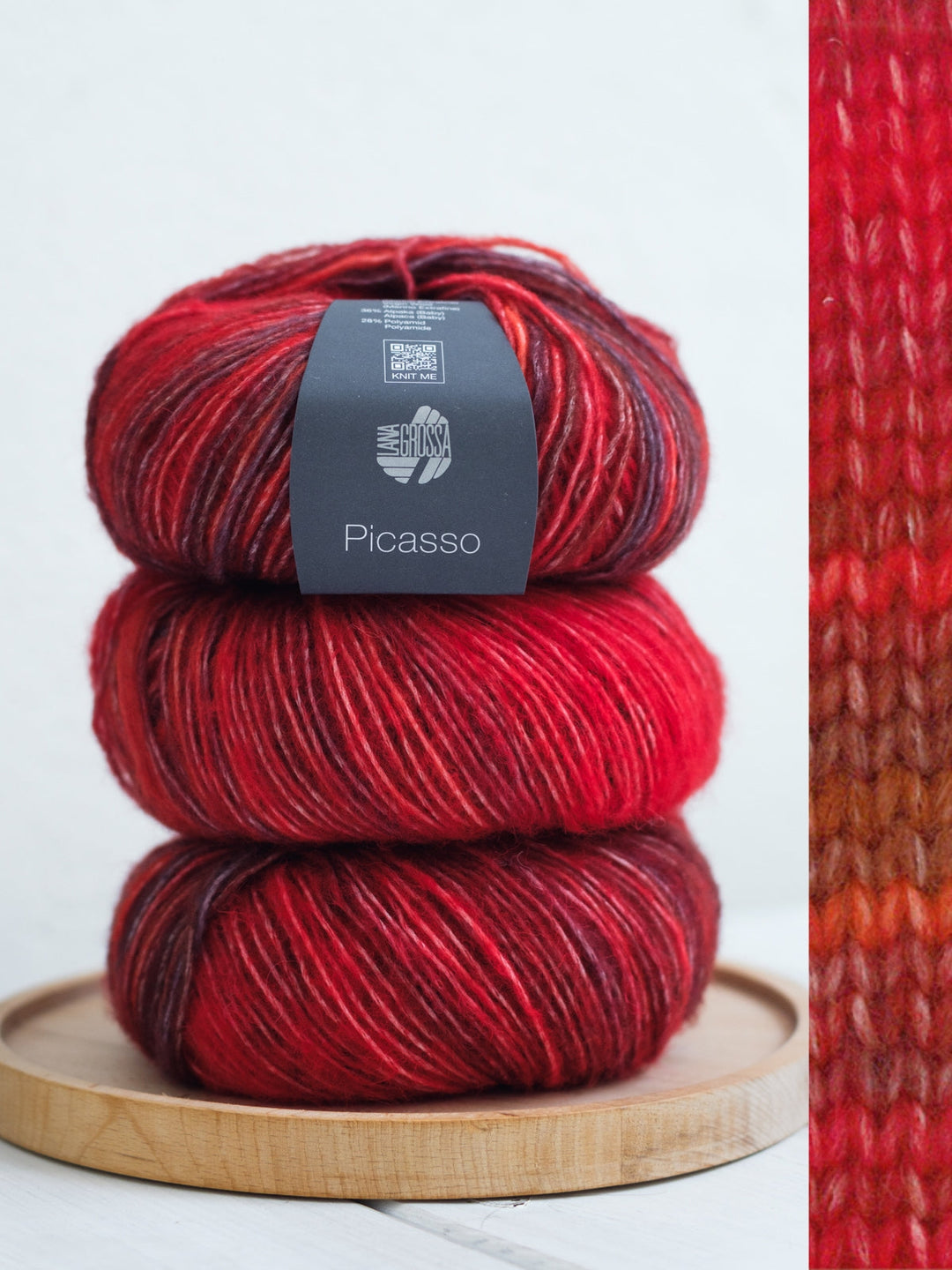 Picasso 012 Wein- / Kirsch- / Feuerrot / Braunrot / Nougat