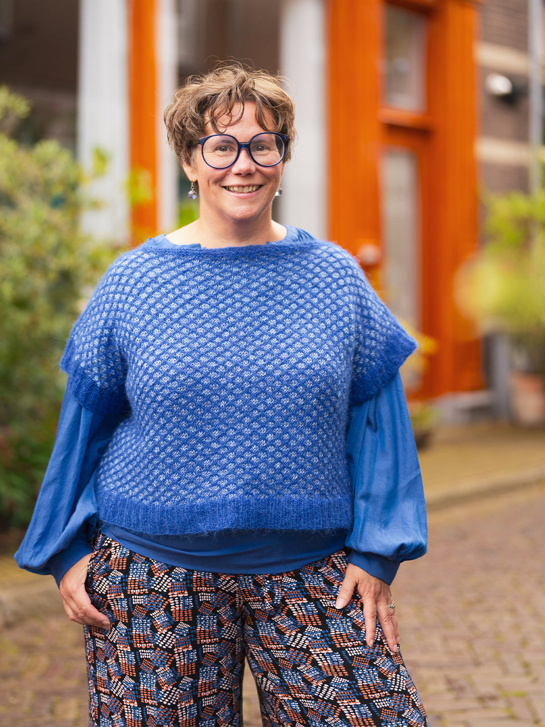 Strickpaket Herbst-Poncho-Pulli - Tanja Steinbach - Cool Wool Vintage