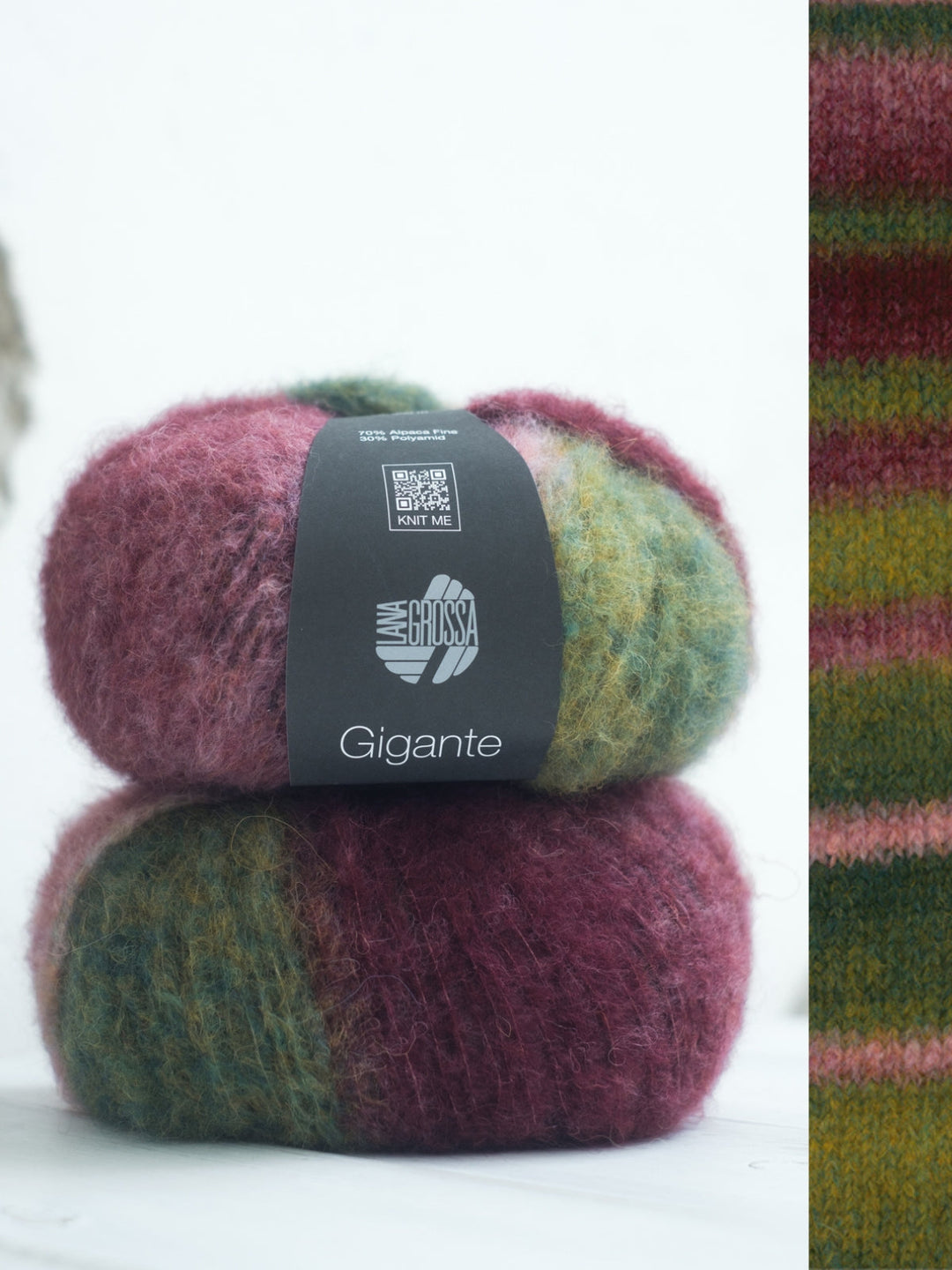 Gigante 010 Altrosa / Brombeer / Hell- / Dunkeloliv
