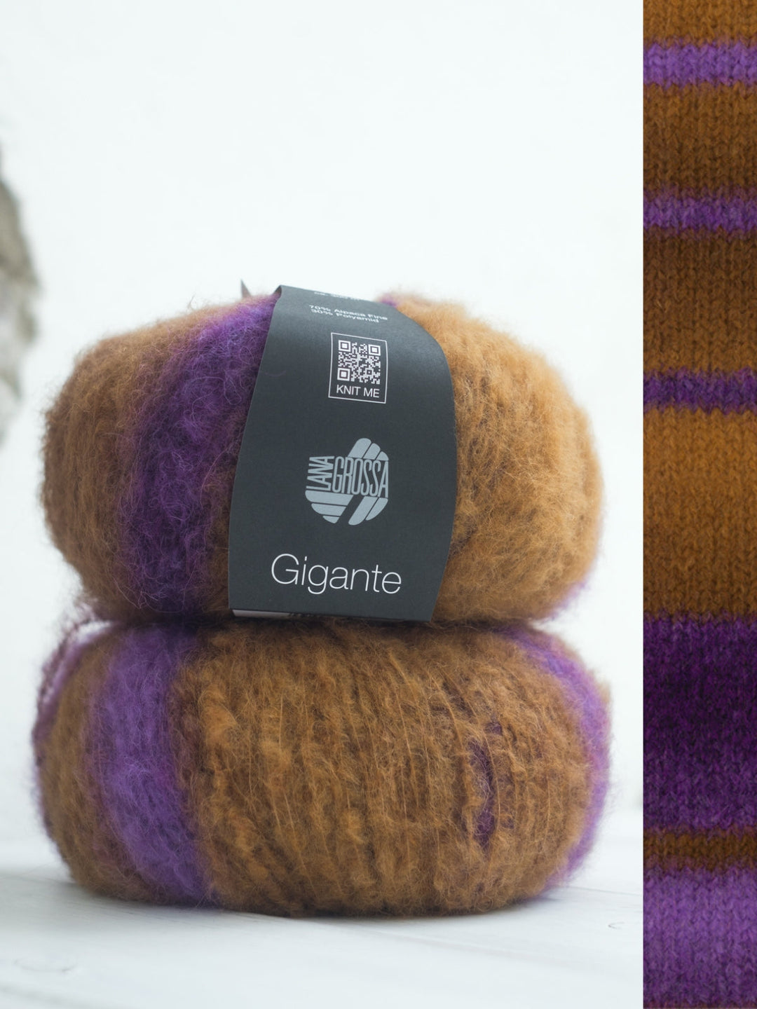 Gigante 004 Lila / Khaki / Umbra / Dunkelviolett / Graulila