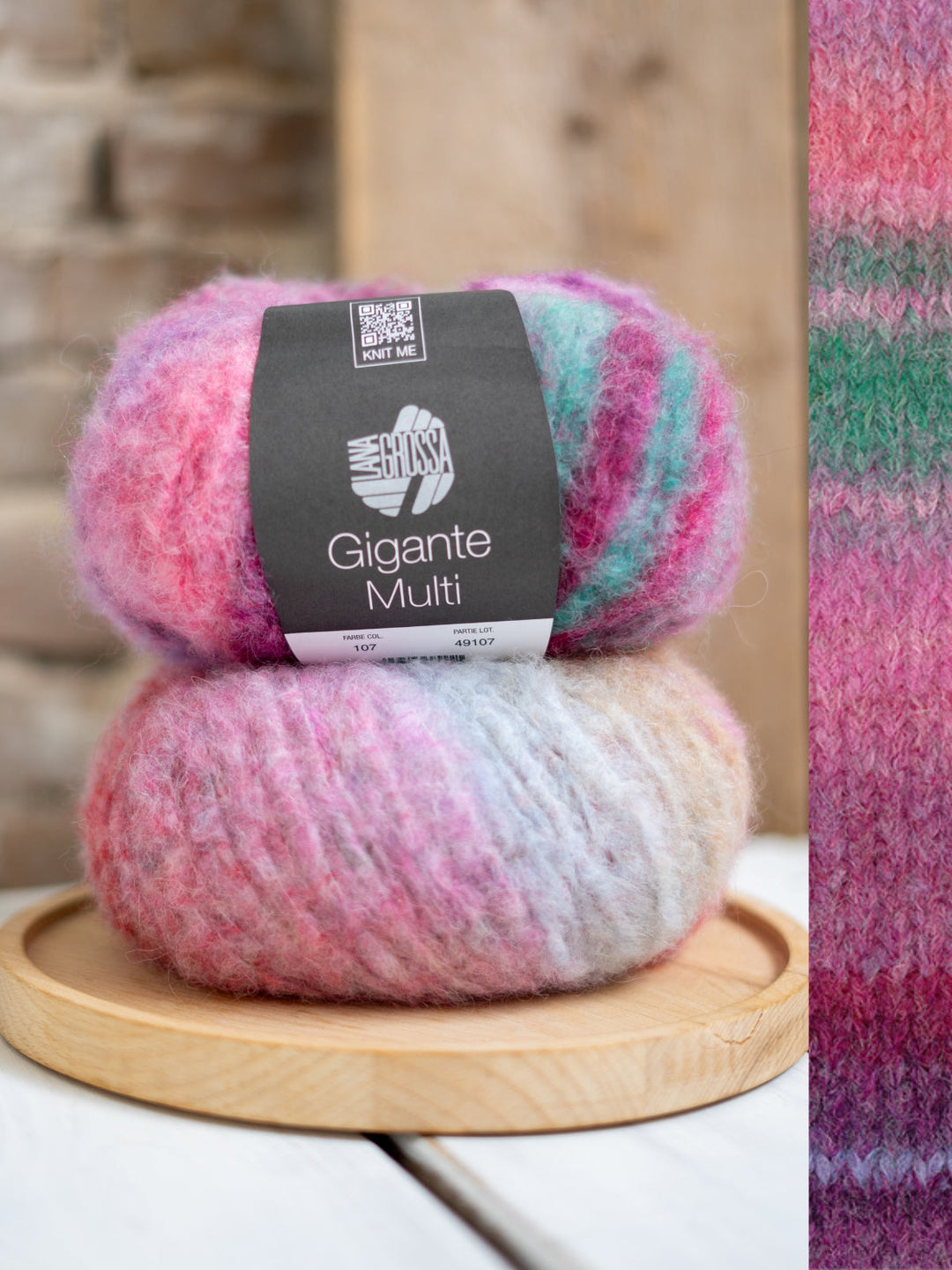 Gigante Multi 107 Mauve/Nelke/Pink/Jadegrün/Grau-/Weinrot/Brombeer/Veilchenblau