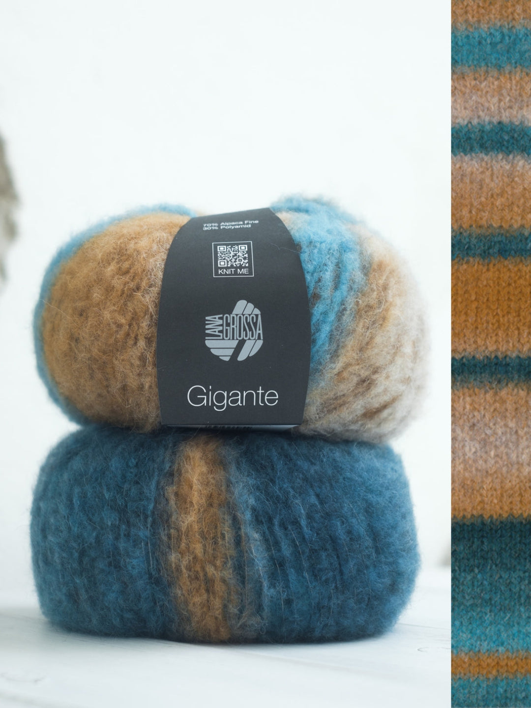 Gigante 009 Türkis / Grau- / Dunkelpetrol / Camel / Beige