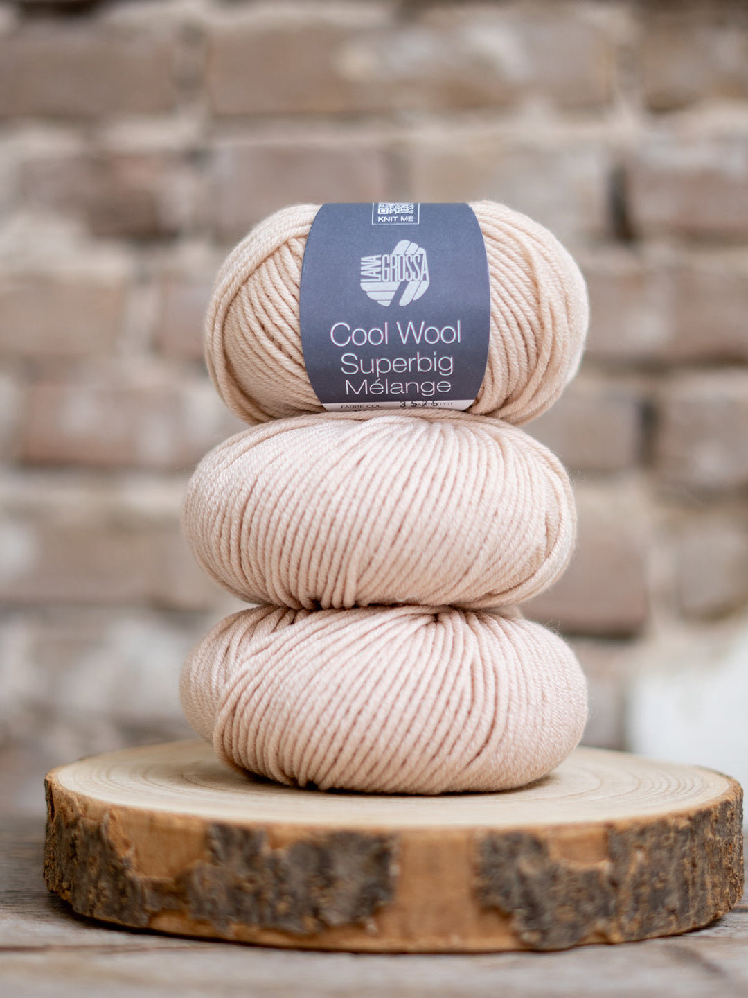 Cool Wool Superbig Mélange 214 Beige meliert