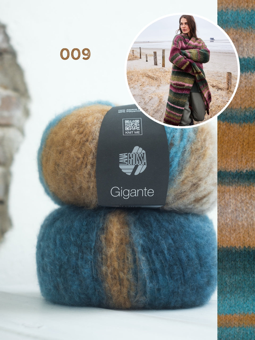 Strickpaket Gigante Mantel