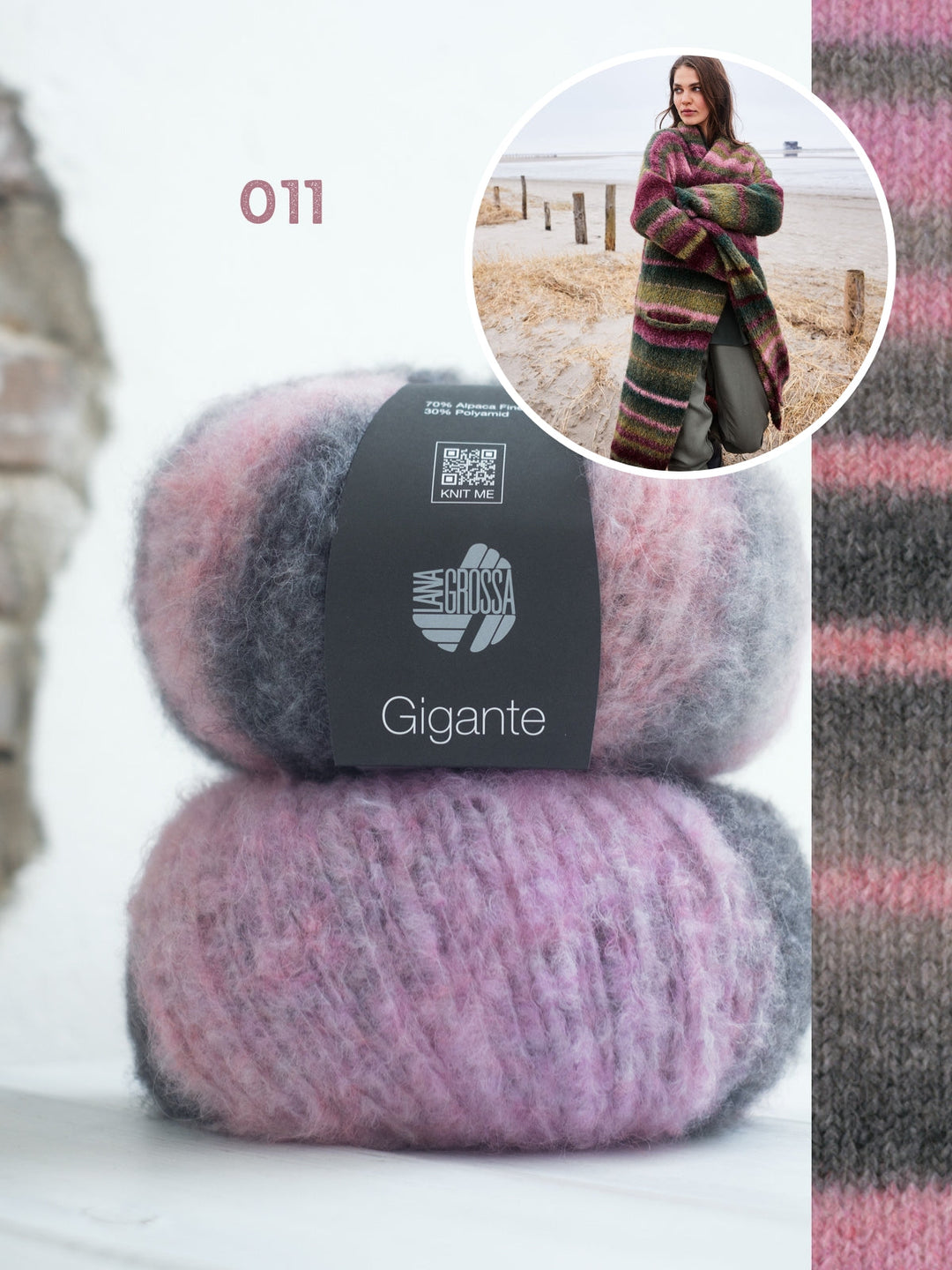 Strickpaket Gigante Mantel