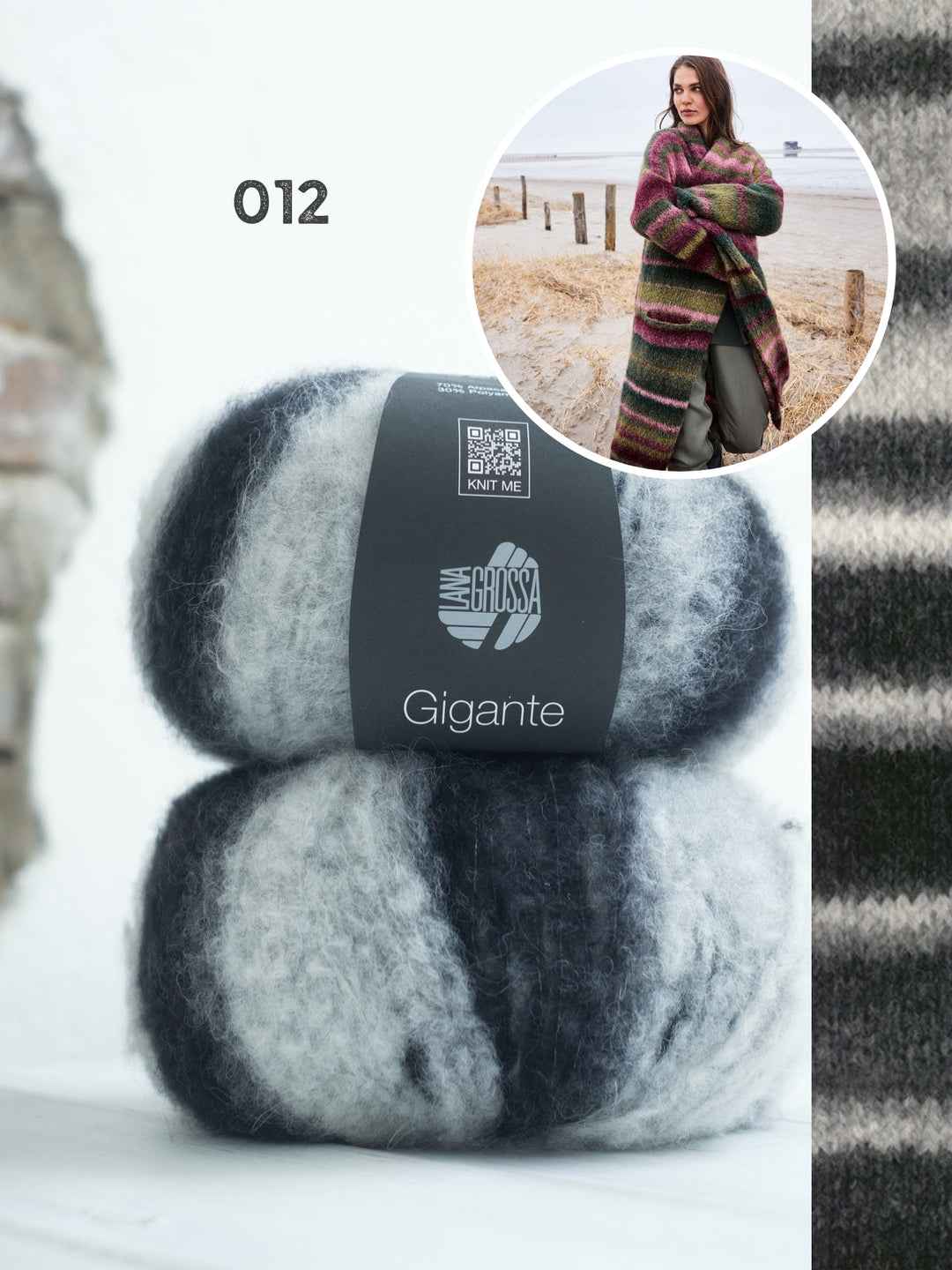 Strickpaket Gigante Mantel