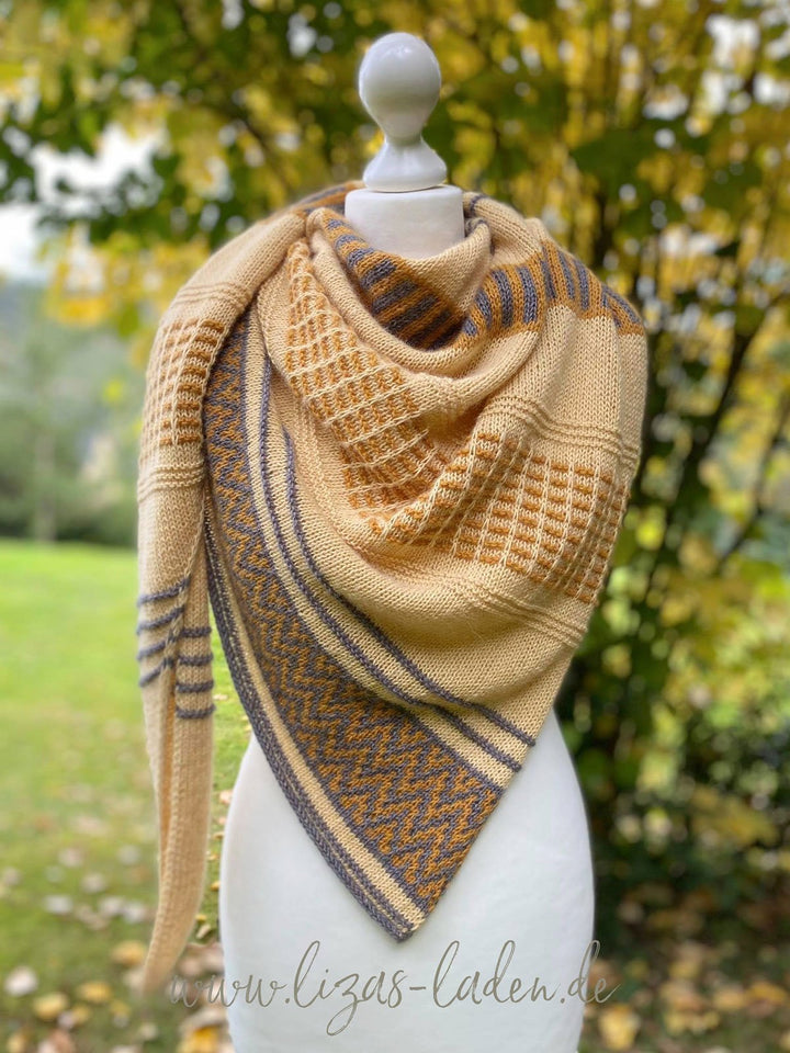 Strickpaket Lizas Tuch Cozy Gold