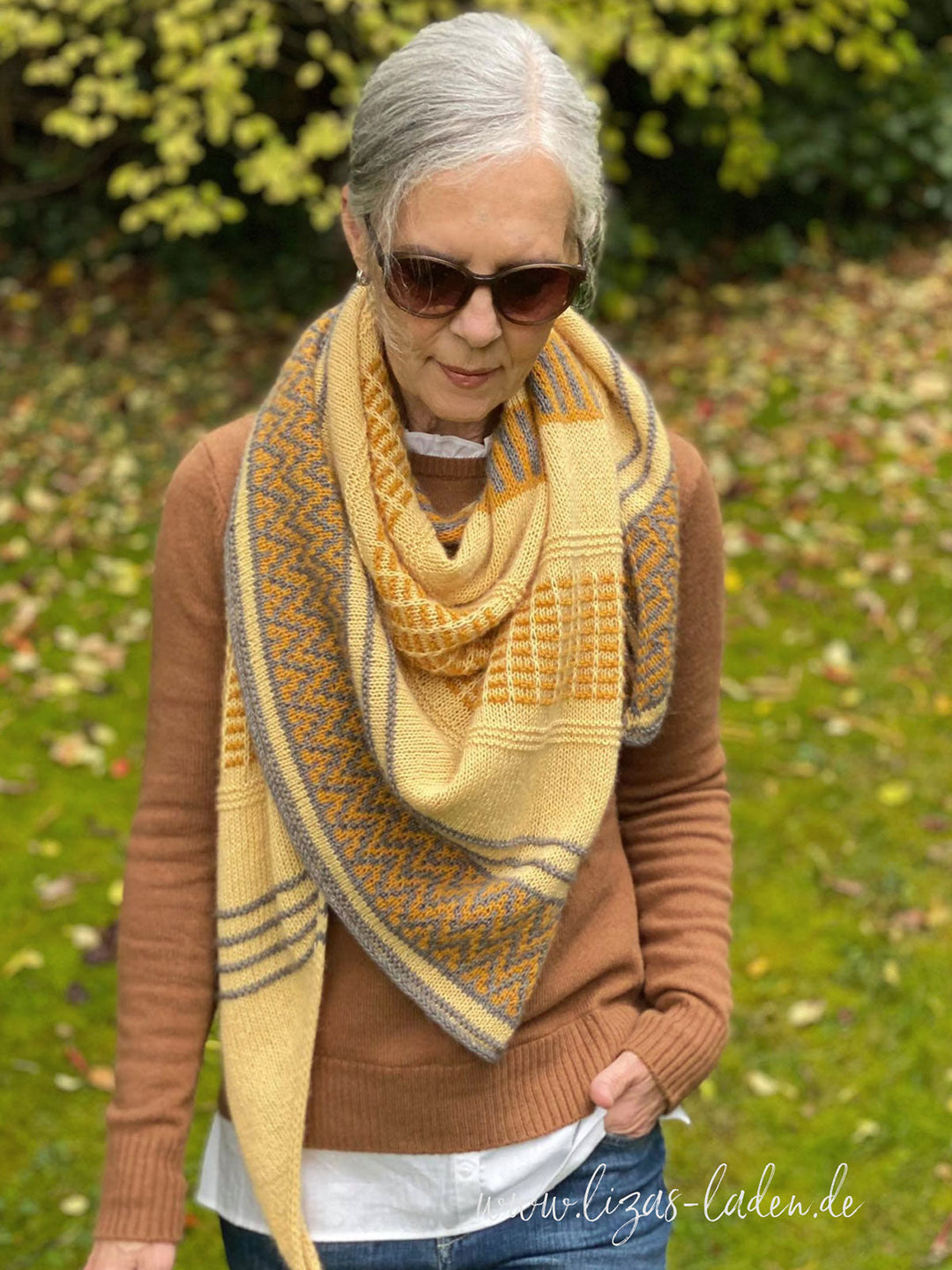 Strickpaket Lizas Tuch Cozy Gold