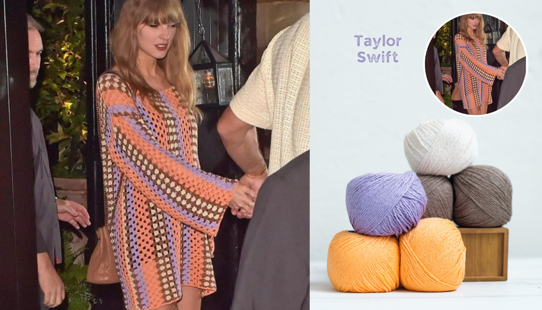 Häkel' dir Taylor Swifts Retro-Kleid