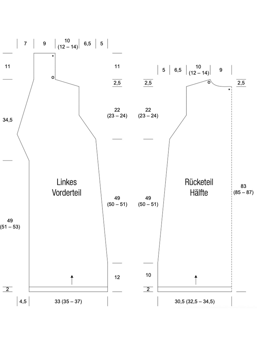 Strickpaket Christmas Edition Basta Mista lange Weste