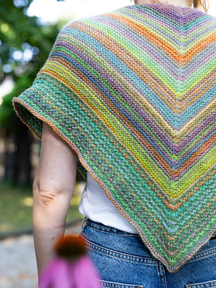 Strickpaket Colorissimo Ecopuno Dreieckstuch