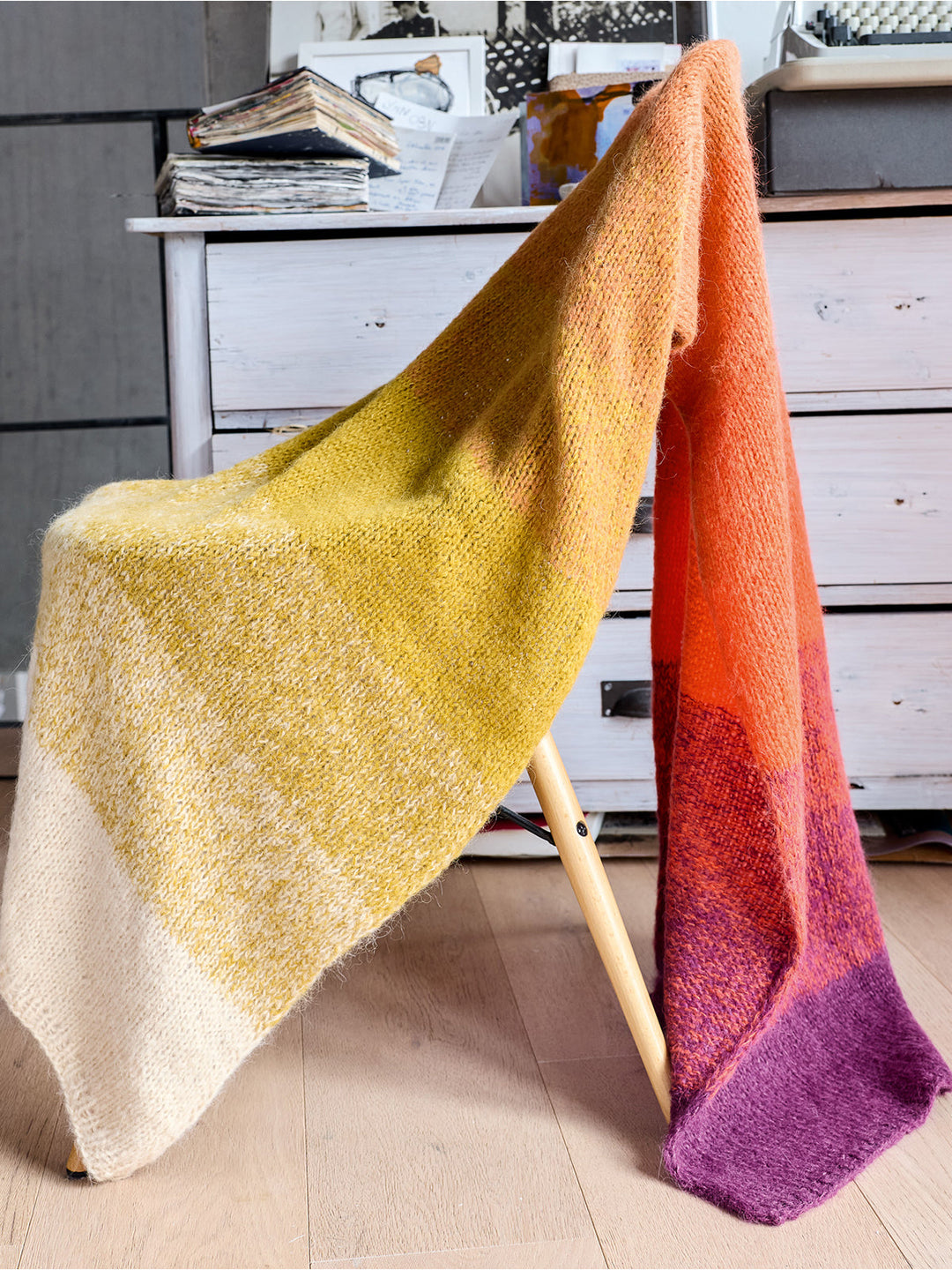 Strickpaket Setasuri Streifenstola