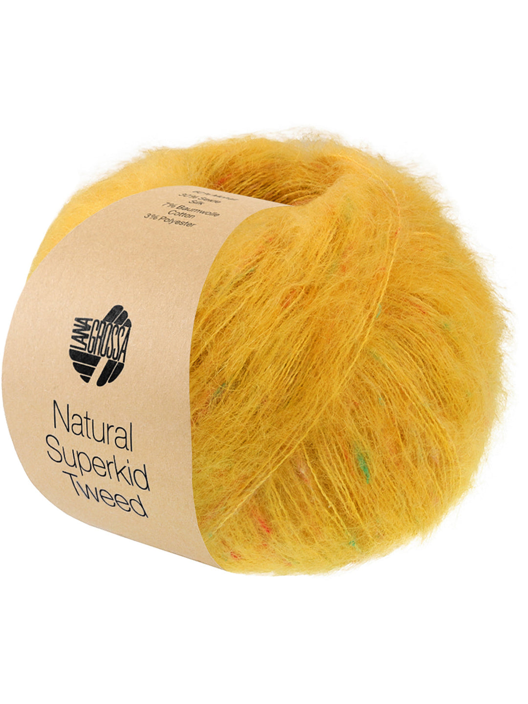 Natural Superkid Tweed 644 Safrangelb