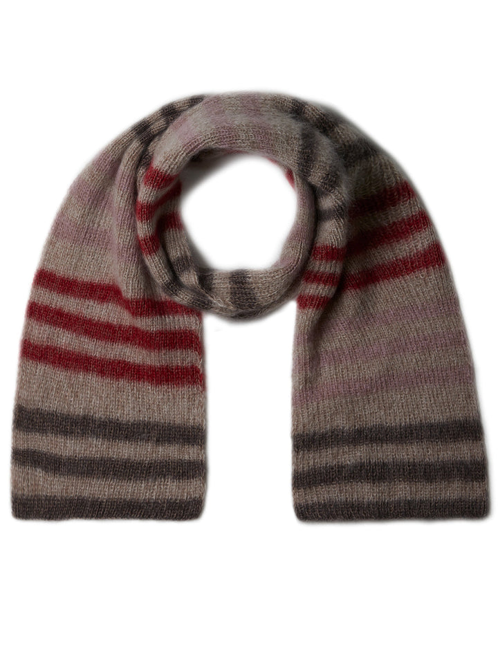 Strickpaket Cool Wool Lace Silkhair Streifenschal