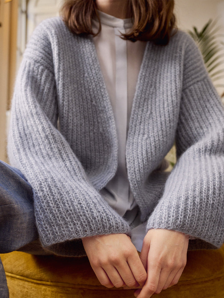 Strickpaket Superkid Seta Jacke im Halbpatentmuster