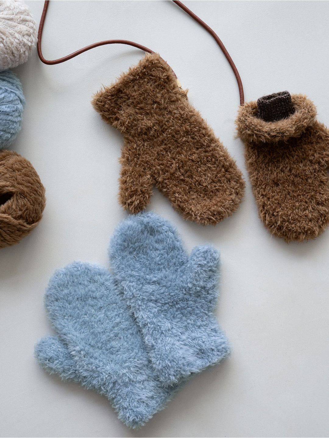Strickpaket Pelliccia &amp; Cool Wool Fäustlinge