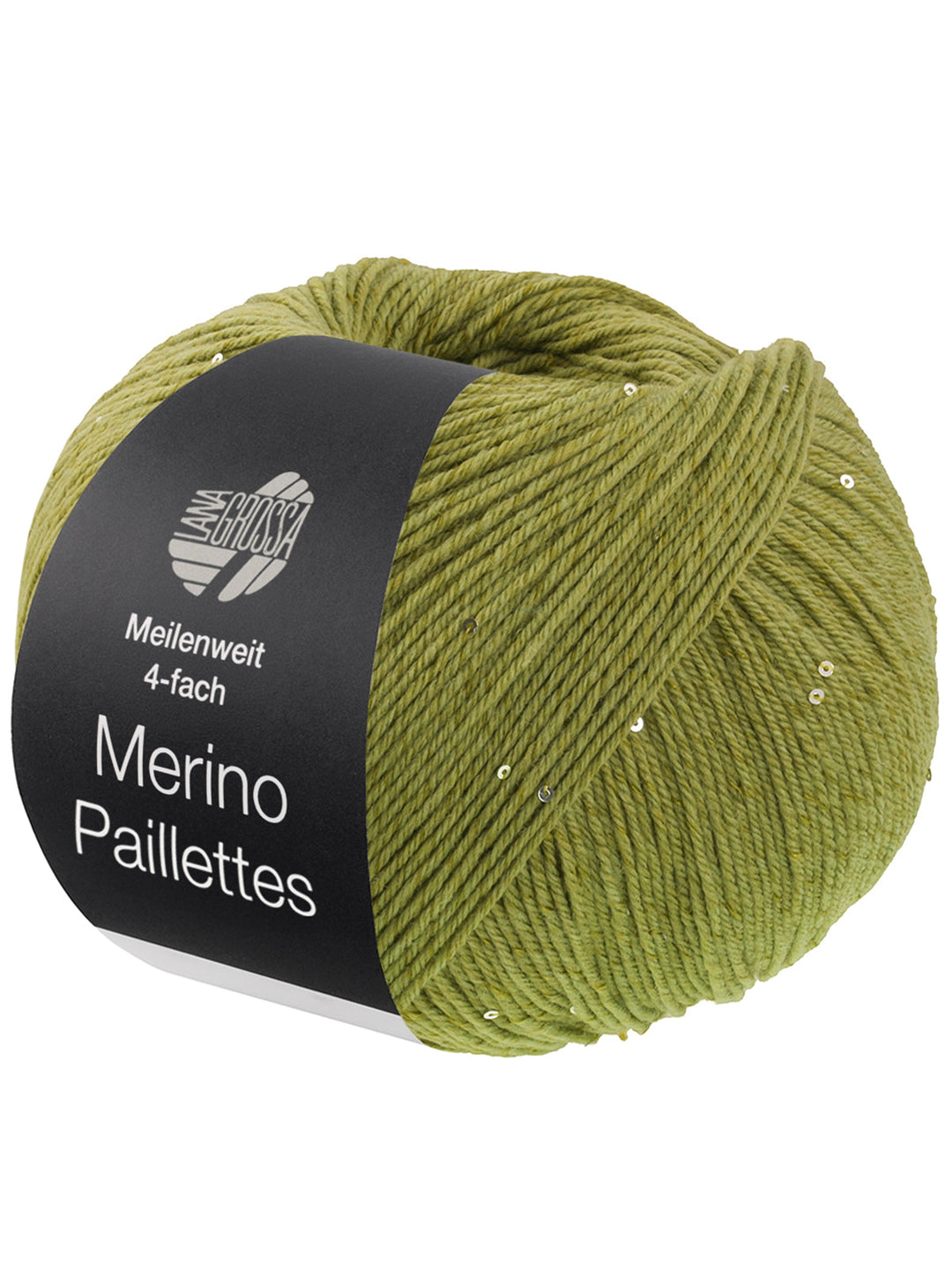 Meilenweit 100 Merino Paillettes 2307 Hellgrün