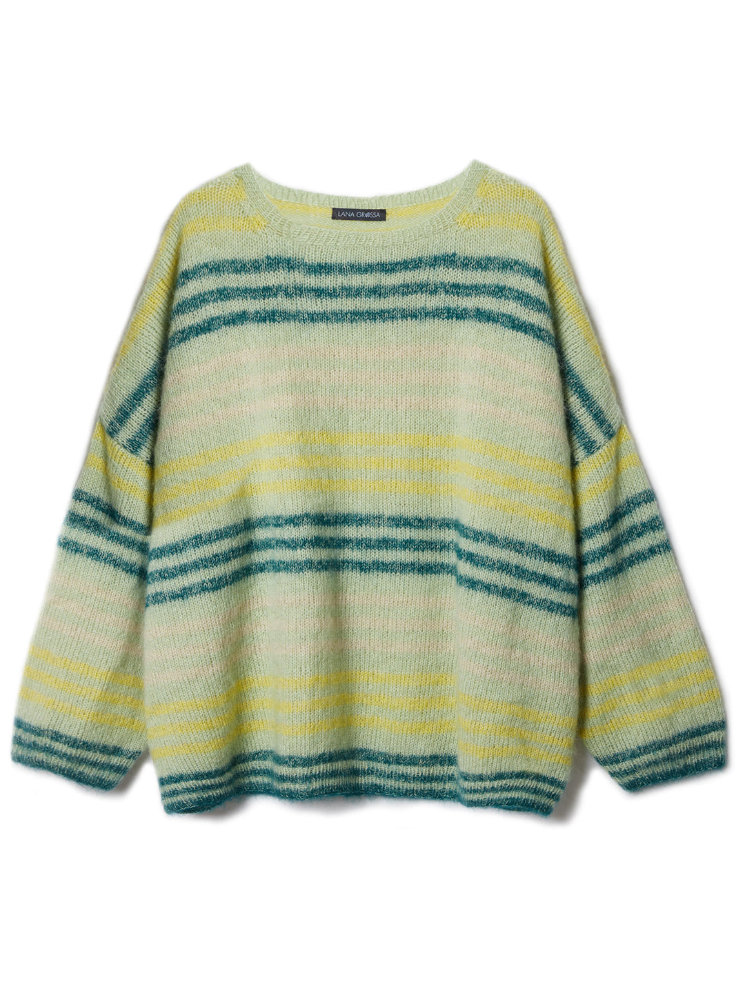 Strickpaket Cool Wool Lace Silkhair Streifenpullover