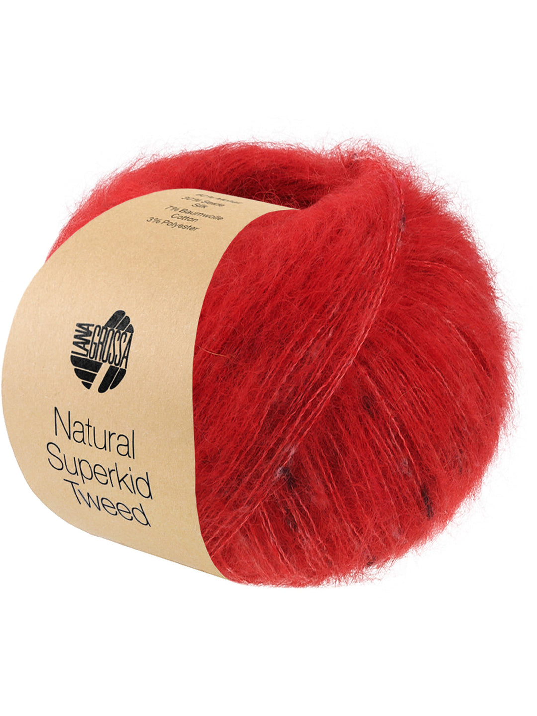 Natural Superkid Tweed 641 Rot