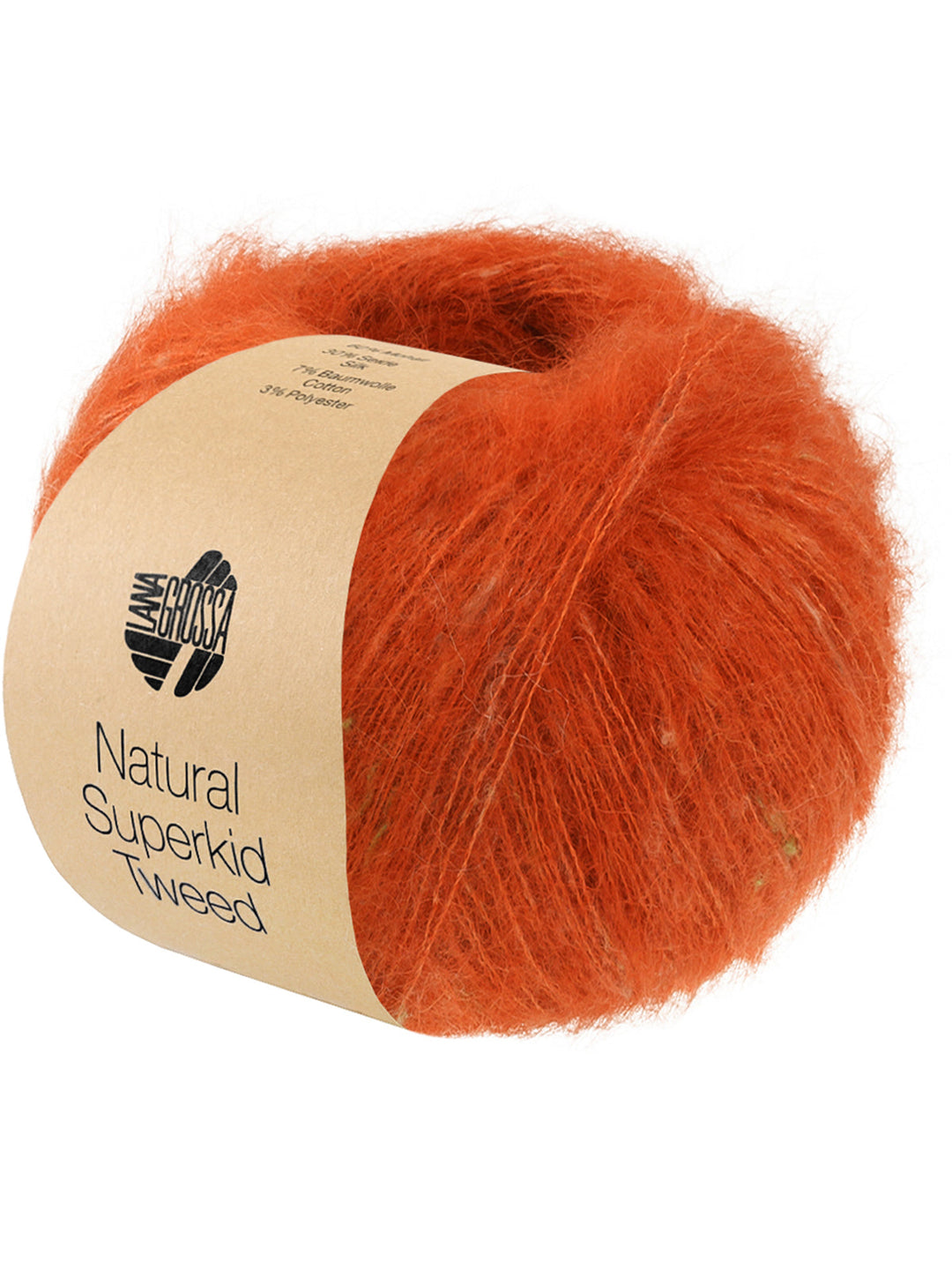 Natural Superkid Tweed 640 Kupferrot