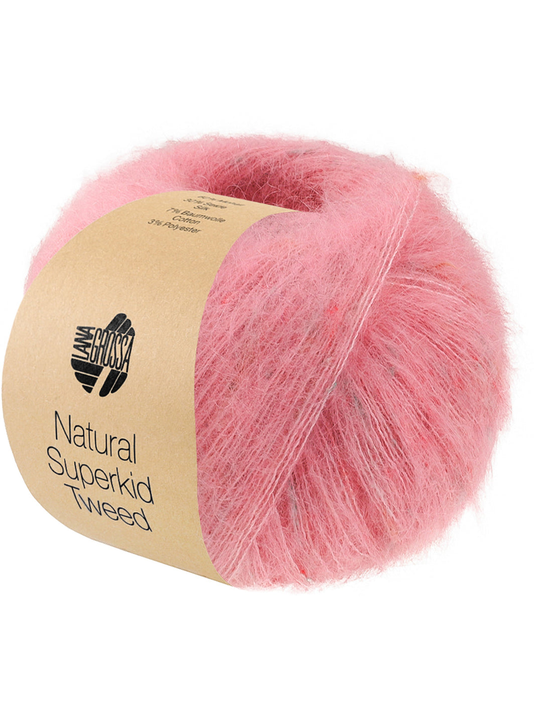 Natural Superkid Tweed 638 Nelkenrosa
