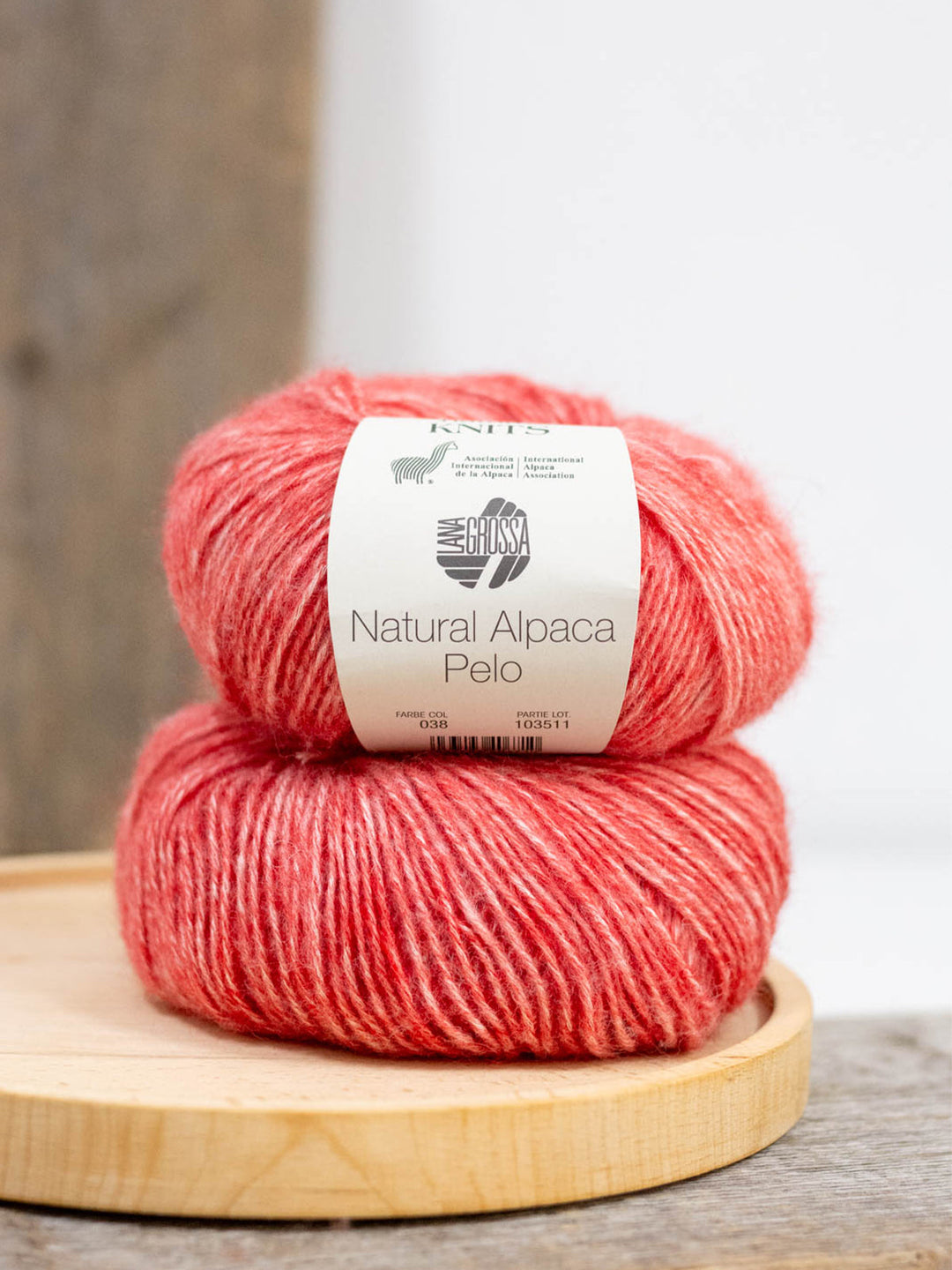 Natural Alpaca Pelo 038 Hellrot meliert