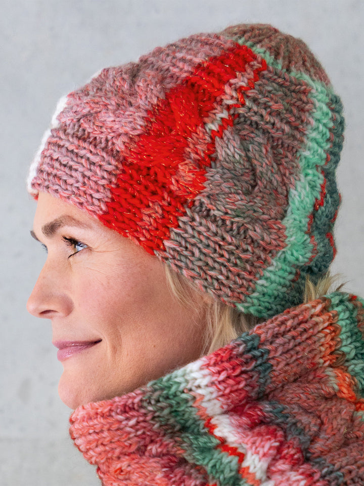 Strickpaket Christmas Edition Big Set – Mütze & Loop