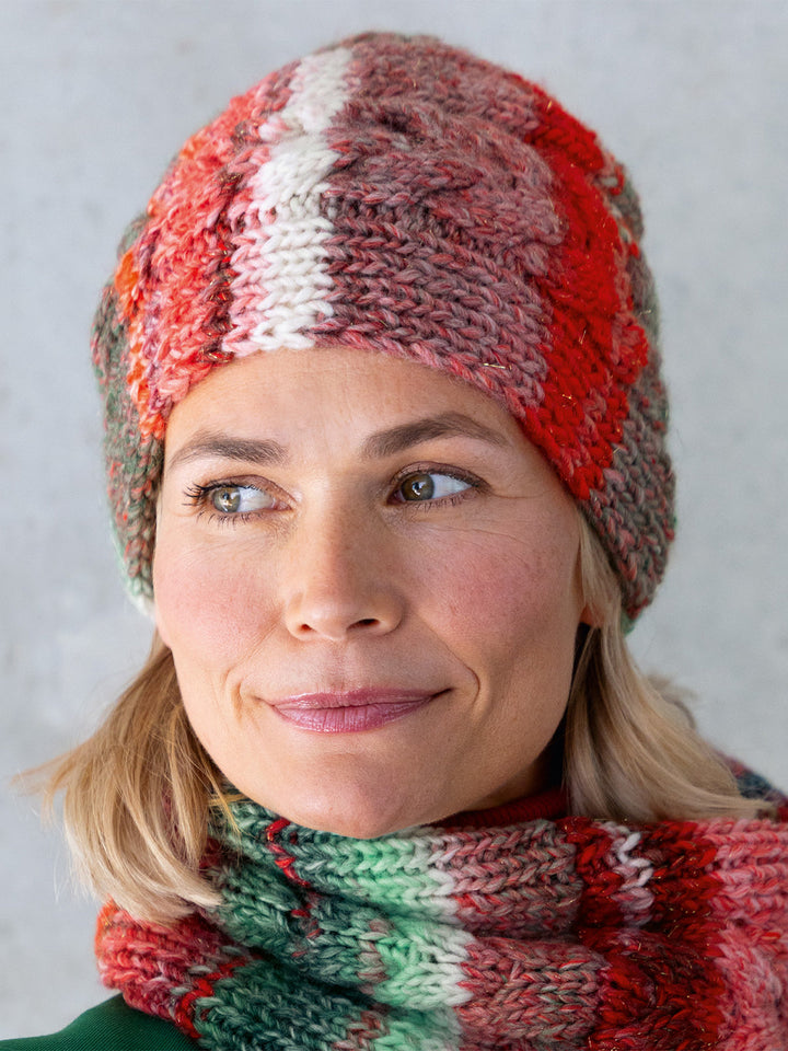 Strickpaket Christmas Edition Big Set – Mütze & Loop