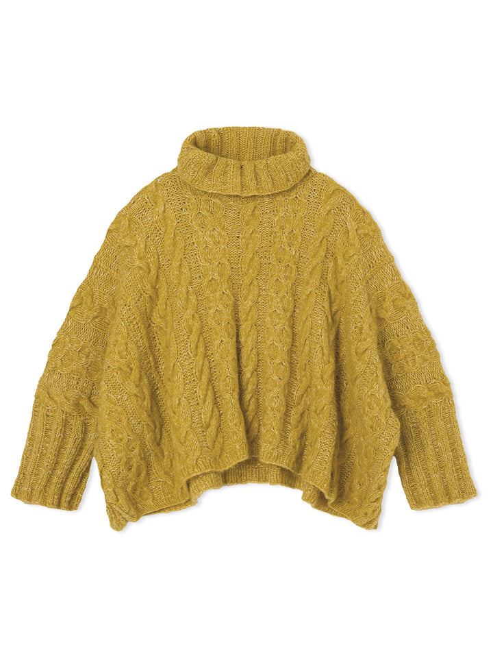 Strickpaket Alpaca Air II Ponchopullover