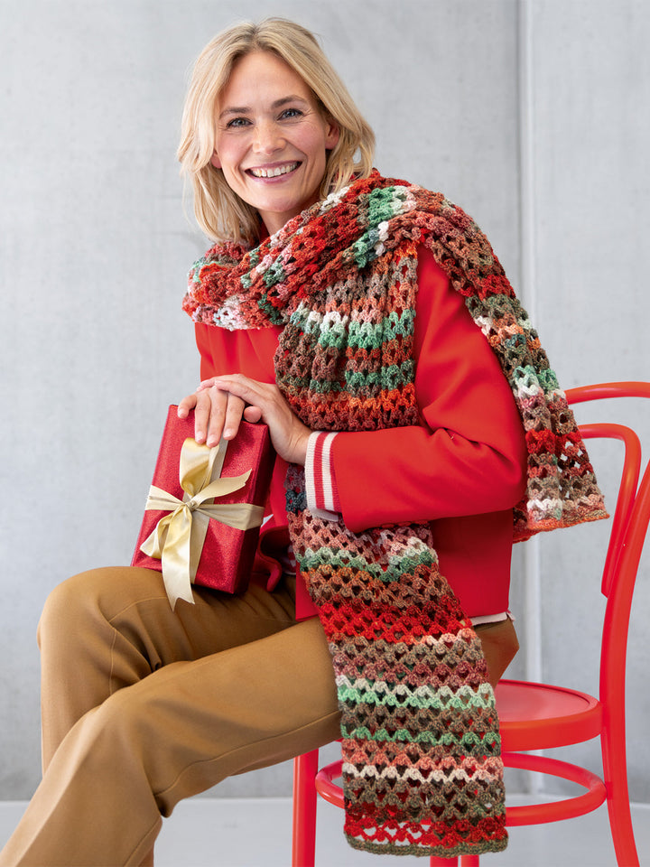 Häkelpaket Christmas Edition Schal