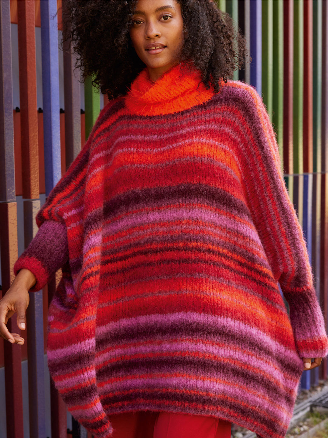 Strickpaket Gigante Basta Poncho-Pullover