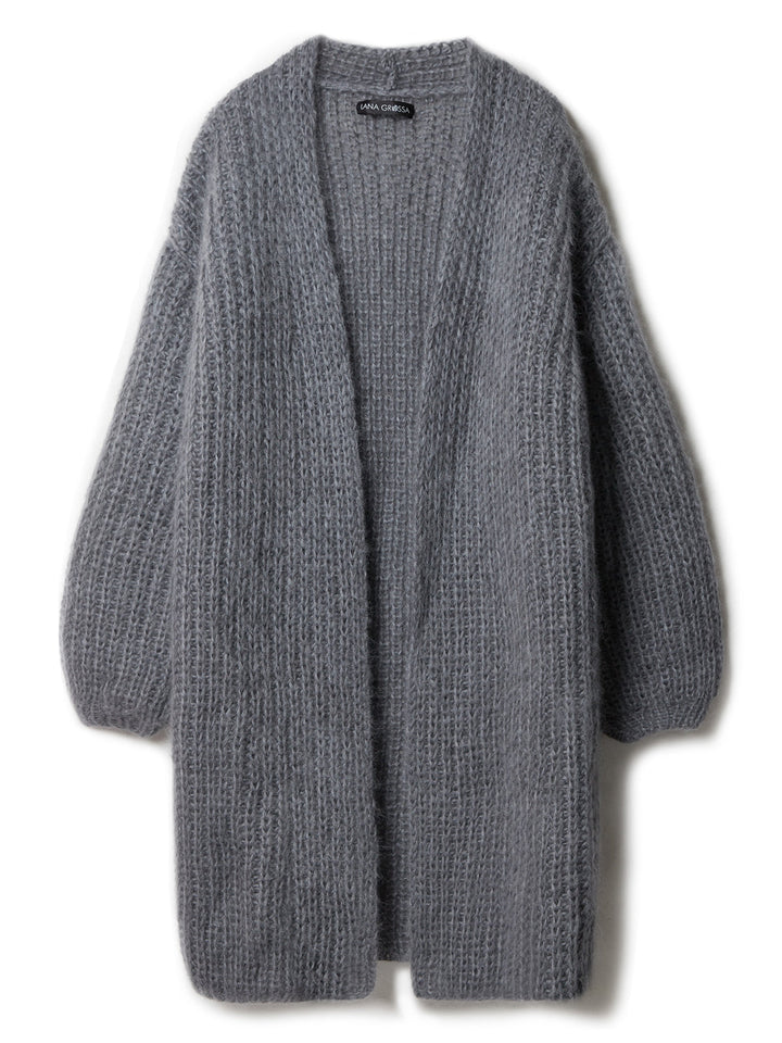 Strickpaket Superkid Seta Silkhair Mantel im Halbpatentmuster