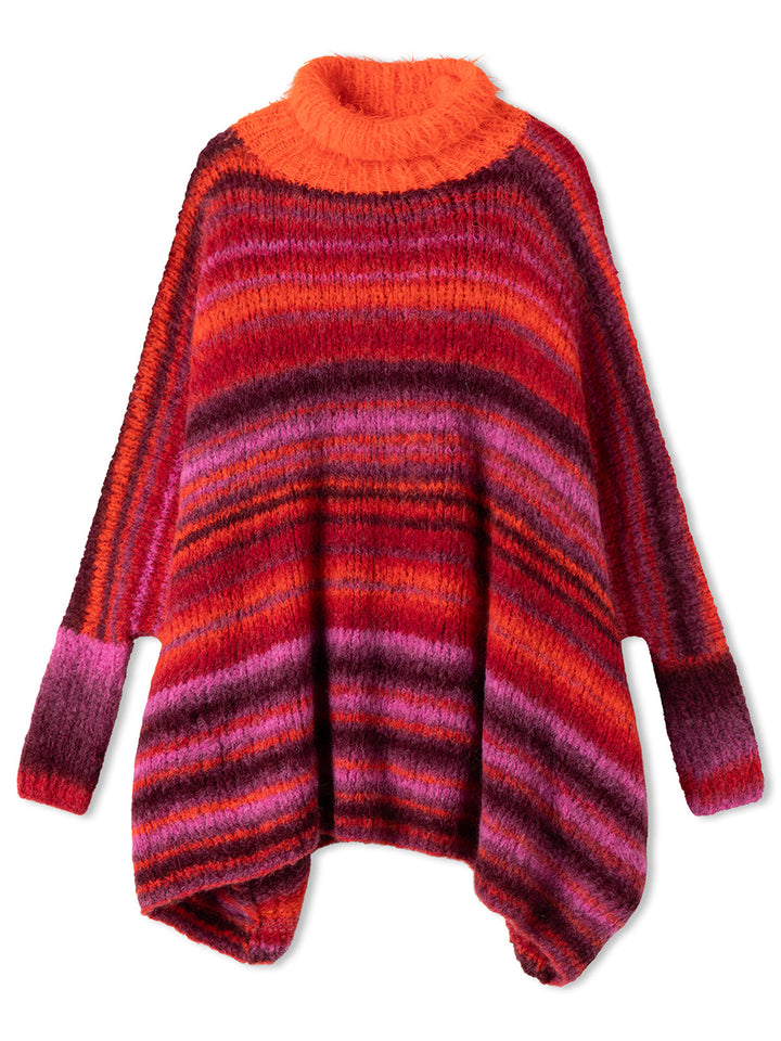 Strickpaket Gigante Basta Poncho-Pullover