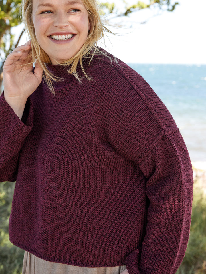 Strickpaket Cool Wool Superbig Melange Oversized Pullover