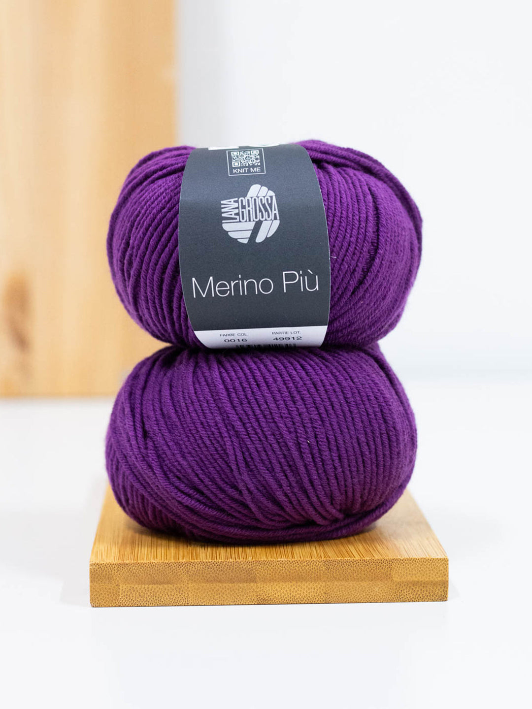 Merino Piú 016 Rotviolett