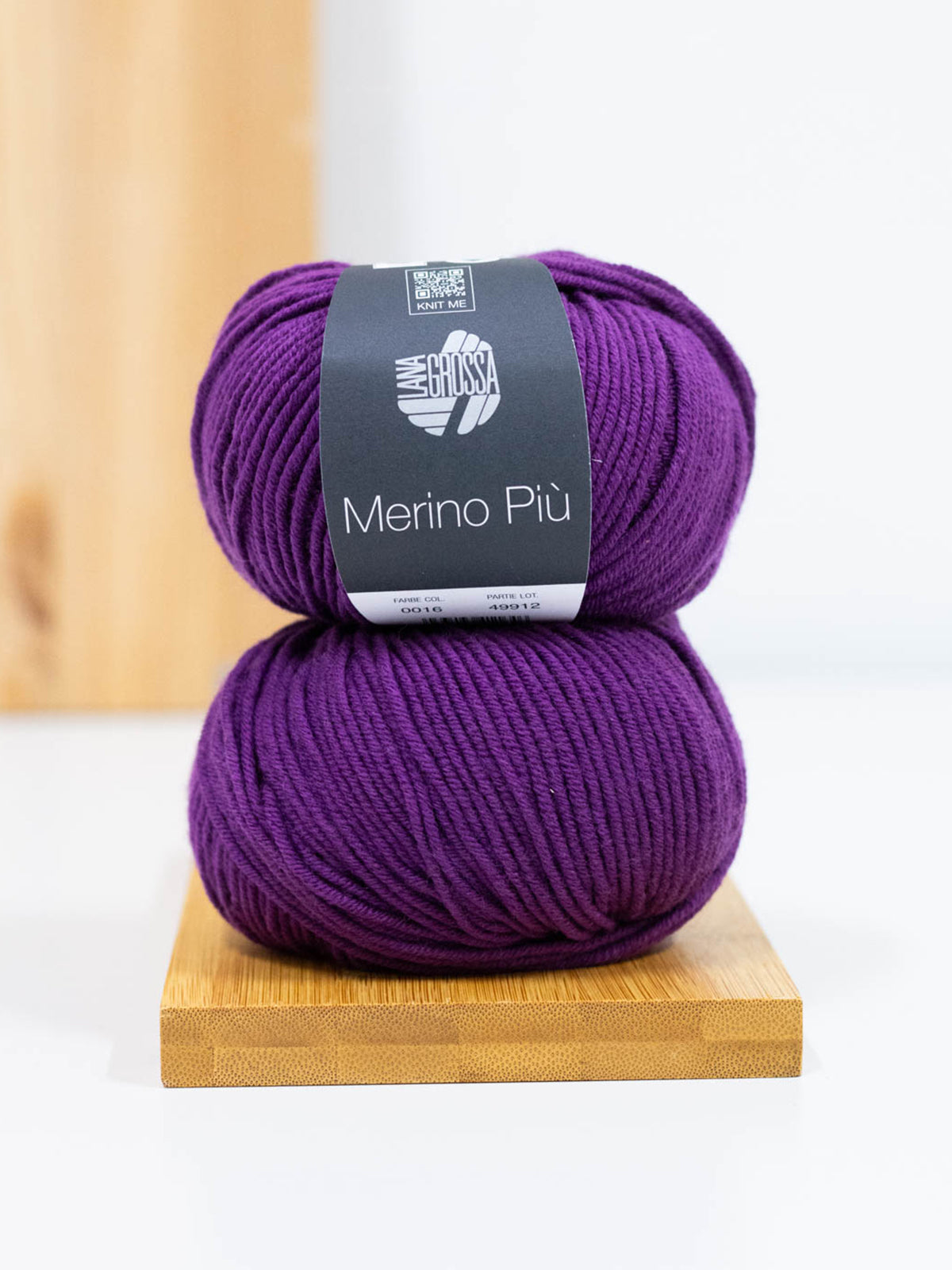 Merino Più 016 Rotviolett
