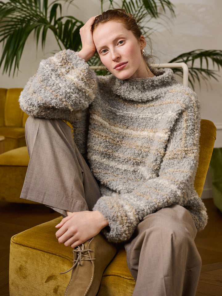 Strickpaket Orsetto Streifenpullover