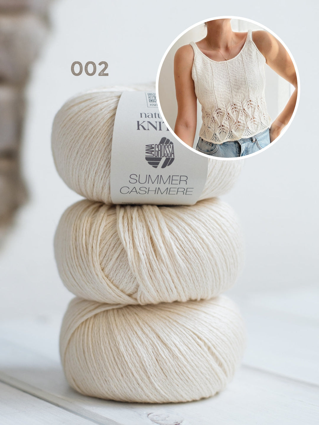 Strickpaket Electrine Top - Kolibri by Johanna