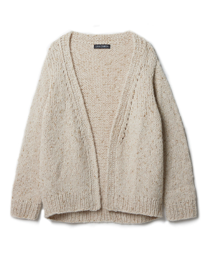 Strickpaket Lucciola Top-down V-Ausschnitt-Jacke