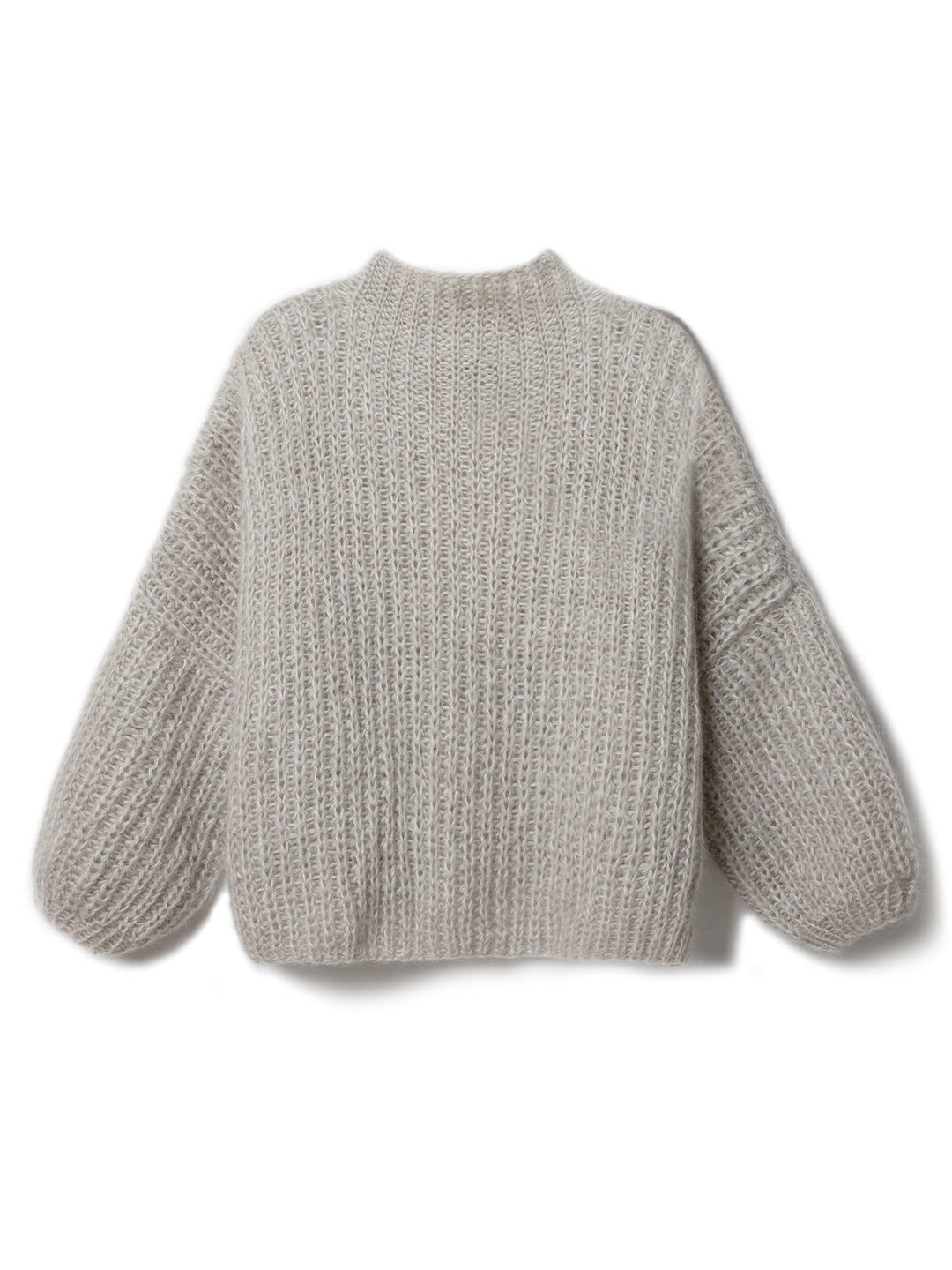 Strickpaket Superkid Seta Silkhair Pullover im Halbpatentmuster