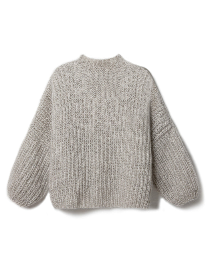 Strickpaket Superkid Seta Silkhair Pullover im Halbpatentmuster