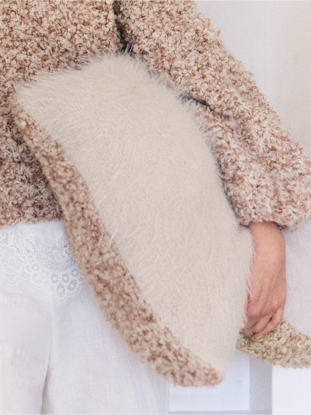 Strickpaket Orsetto Mouliné &amp; Basta Kissenhülle