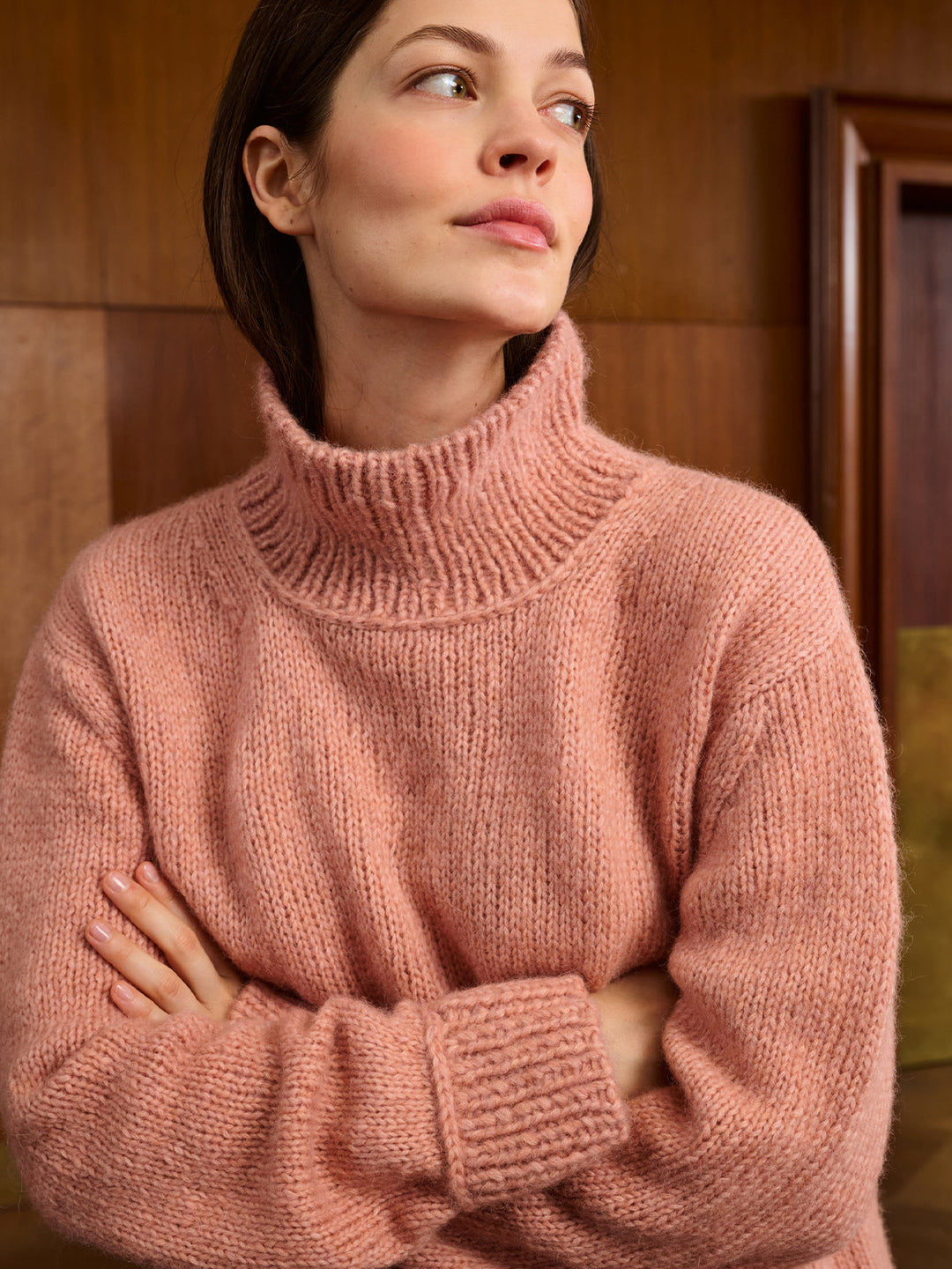 Strickpaket Brigitte No. 2 Rollkragenpullover