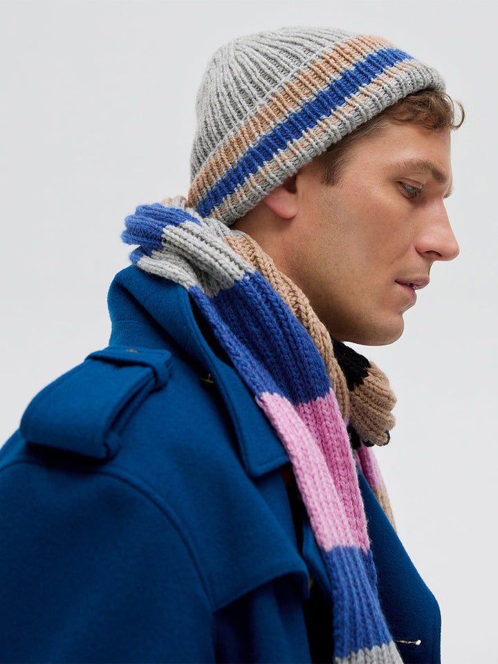 Strickpaket Cool Merino Mütze + Schal