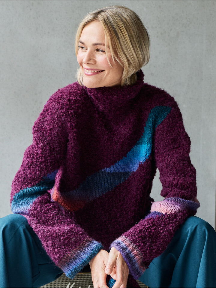 Strickpaket Orsetto Bomba Pullover mit Intarsia