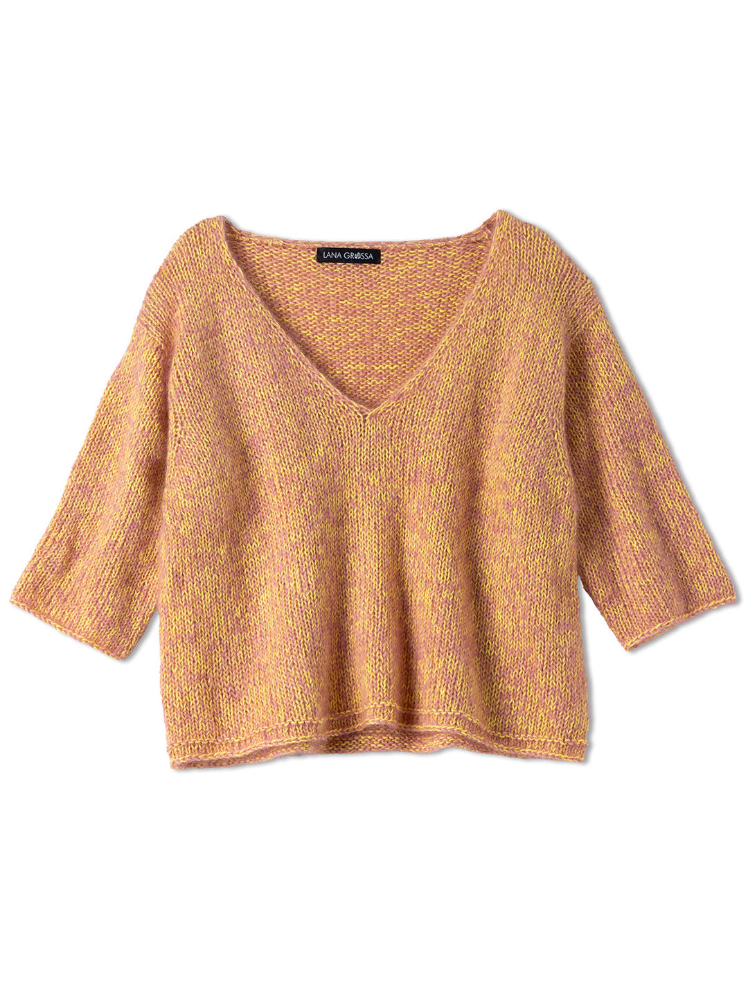 Strickpaket Summer Cashmere Silkhair V-Ausschnitt Pullover