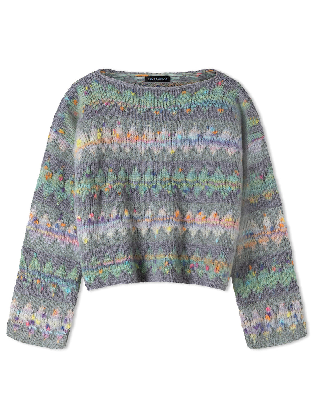 Strickpaket Brigitte No. 2 Cassata Pullover mit Farbmustern